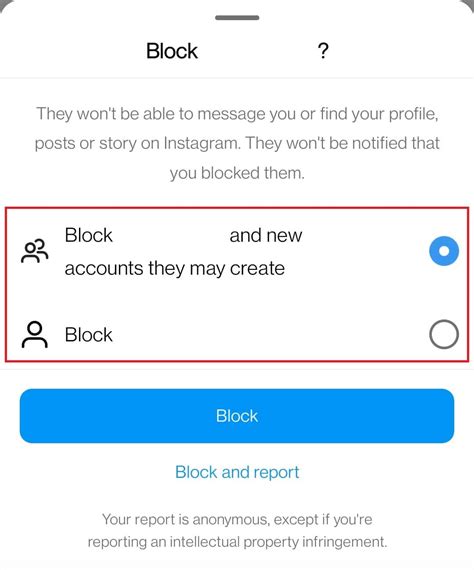 instagram block includes new accounts